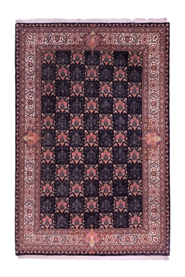 تصویر فرش دستباف 6متری بیجار افشار، طرح خشتی ظل السلطان