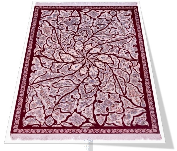 فرش ۶متری نایین چله ابریشم طرح انحصاری