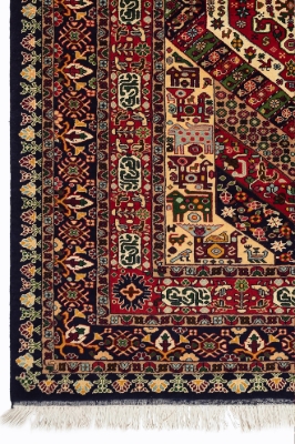 تصویر قالیچه 3متری خراسان گل ابریشم