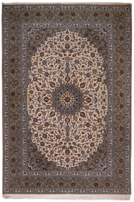 تصویر فرش دستباف کاشان ۹ متری ۳۰رج کرک شرکت ماه