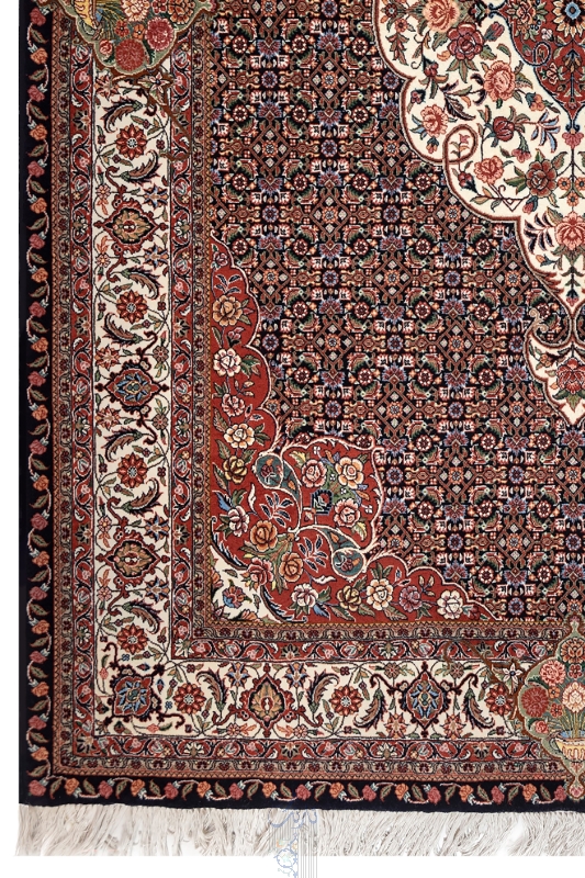 تصویر فرش دستباف بیجار، افشار، ماهی مران