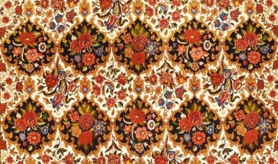 تصویر فرش دستباف ۹متری بختیاری، طرح قاب شیدا