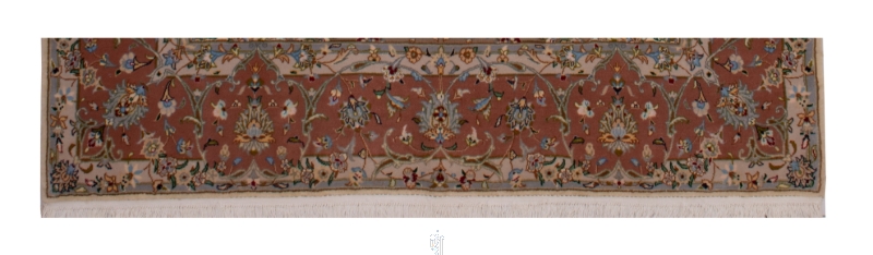 تصویر فرش دستباف کاشان۶ متری ۳۰ رج لچک و ترنج کرم (فروخته شد)