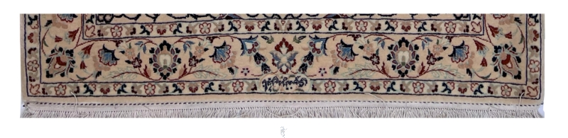 تصویر فرش دستباف نایین ذرع و نیم ۶لا طرح انحصاری مرتضوی (قدیمی)